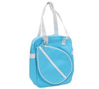 Yctze Sac à Bandoulière de Badminton Aquatique avec Séparation Sèche et Humide, Sac de Raquette de Grande capacité 1-2 Raquettes, Compartiment pour Ordinateur Portable, Design élégant, Sport et