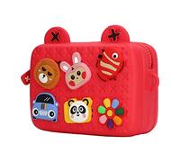 Yctze Sac à Bandoulière pour la Caméra pour Enfants - Le, et l'anniversaire sur 37 Mois, Jaune (Rouge)