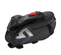 Yctze Sacoche de Selle étanche IP44 avec Feu Arrière LED, Pochette Parfaite pour Bouteille d'eau, Vélos de Montagne, de Route et Pliants - Haute luminosité, Batterie Intégrée et Facile à Remplacer