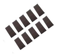 Yctze Sacs de Sable sans Sable de 10pcs avec Cordon - Barrières d'eau de Crue pour le Sous-sol, le Garage et la Porte - 9,8x19,7 Pouces de Défense des Inondations (Couleur de café)