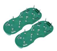 Yctze Sandales Manuelles à la Pelouse avec Boucle en Alliage de Zinc pour Aération du Jardin sans Effort et Soins à la Pelouse (Green)