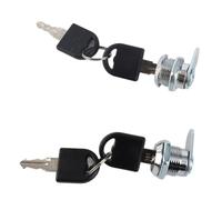 Yctze Serrure à Came pour Armoire, 2 Pièces, Serrures à Came Cylindriques, Matériel sécurisé avec 4 Clés, Tiroir Outils, Serrures Identiques