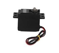 Yctze Servo Moteur Engrenage Rc Voilier Servooy Servo Moteur Engrenage en Métal Noir Treuil À Voile De Soja Anolog Servos pour Navire Rc Ropehine Cerveau Treuil Et Récepteur Rc