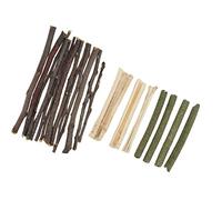 Yctze Set Jouet à Mâcher S et Non Hamster - Branche, Cul et Molaire sucré S 00G (Branche de Branche de Pomme Stick Sweet Bamboo)