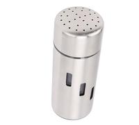 Yctze Shaker en Acier Inoxydable, Boîte d'assaisonnement de Cuisine Multifonctionnelle en Acier Inoxydable 304, Boîte à Condiments avec Couvercle, Sucre, Shaker à Mailles Fines, Boîtes de Poudre,