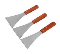 Yctze Spatule Turner en Acier Inoxydable avec Poignée en Bois Confortable - Outil de Cuisine Résistant à la Chaleur pour un Retournement Facile des Hamburgers, du Poisson, des œufs et Plus (Spatule