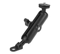 Yctze Support de Caméra pour Rétroviseur de Moto, avec Caméra d'action Universelle S 1/4 Pouces, Support Fixe pour Rétroviseur de Moto