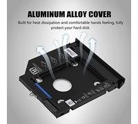 Yctze Support de Disque Dur Boîtier Interne pour Ordinateur Portable SATA3.0 HDD Support de Disque Dur CD ROM pour Acer E5 572G E5 571G V3 572G et Autres Ordinateurs Portables Tout en