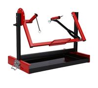 Yctze Support de Moteur de Moto Réglable, Support de Moteur Rotatif pour Monocylindre Vertical 2 Temps 4 Temps avec Outil pour, Assemblage et Rangement Faciles