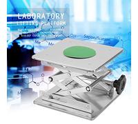 Yctze Support de Plate-forme élévatrice de Laboratoire en Acier Inoxydable SS304 - Support à Ciseaux Réglable en Hauteur, 200 X 200 X 280 Mm, Idéal pour les Instruments de Physique, de Chimie et de