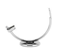 Yctze Support de Rasoir en Acier Inoxydable, Support de Blaireau Durable pour un Séchage Rapide, Idéal pour les Salles de Bain, 1 unité