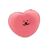 Yctze Support de Téléphone Portable Innovant en Forme d'ours, Support de Doigt Pliable pour Smartphones, de Téléphone Portable, Doigt de, de de Dessin animé, de Mignon, de (Amour E5)