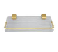 Yctze Support Mural de Salle de Bain en Acrylique Moderne, étagère Flottante Résistante pour Serviettes et Articles de Toilette, Solution de Stockage de 40 Cm/15,7 Pouces. (30cm)