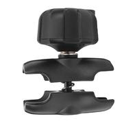 Yctze Supports de Bras à Double Douille Taille C 1,5 Pouces, Bras Court en Alliage d'aluminium avec Bouton Antivol - Supports de Véhicule Accessoires pour Système GPS