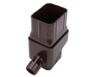 Yctze Système de Collecte des Eaux de Pluie avec Une Installation Facile | Kit de Divertisseur pour la Récolte et la Conservation Efficaces (Brown)