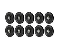 Yctze Système de Levage Poulie, Roues en Nylon 115mm | Comprend 10 poulies, conception légère, fonctionnement fluide, idéal pour le garage