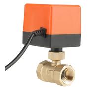 Yctze Systèmes de Conditionnement et de Plomberie de Vanne d'actionneur motorisé en Laiton à 2 Voies AC G3/4" DN20 - Fonctionnement Durable et à Faible Bruit, Structure, Démontage Rapide,