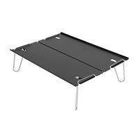 Yctze Table de Camping Pliant Portable - Mini-Table Extérieure en Alliage en Aluminium Ultra Léger, Compact et Facile à Transporter pour la Randonnée, Les Pique-niques, la Pêche et Plus