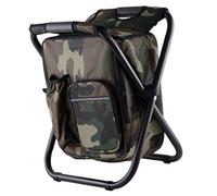 Yctze Tabouret de Came Pliant Léger avec Refroidisseur de Sac à Dos pour Voyager, Plage, RandonnéE et Pique-Nique - et Portable E (Blue) (Camouflage)
