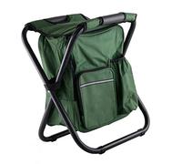 Yctze Tabouret de Came Pliant Léger avec Refroidisseur de Sac à Dos pour Voyager, Plage, RandonnéE et Pique-Nique - et Portable E (Blue) (Camouflage) (Black) (Od Green)