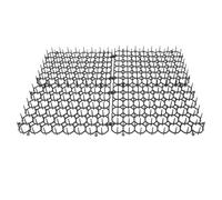 Yctze Tapis Anti-excréments pour Chats, 12 Pièces, Dissuasif à Pointes Respectueux des Animaux de Compagnie, pour Une Utilisation Intérieure et Extérieure, Protège Les Meubles et Les Jardins des