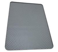 Yctze Tapis d'alimentation pour Animaux de Compagnie - Tapis de Nourriture Imperméable en Silicone de qualité Alimentaire pour Chien avec Bords Antidérapants pour Un Nettoyage Facile et Une (Grey)