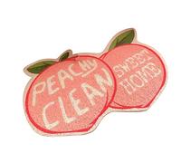 Yctze Tapis de Litière avec Rainures et Forme de Fruit surélevé, Flexible pour Attraper Les Aliments pour Animaux Domestiques, Napperon Résistant à l'urine, Contrôle de la Diffusion de la Litière -