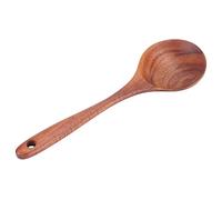 Yctze Télécope à Mélange de Teck - Cuillère de Cuisine sans Bâton en Bois pour la Cuisine à la Maison - Cuillère en Remuant avec une Longue Poignée Ustensile de Respectueuse de l'environnement