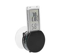 Yctze Terrarium et Hygromètre du Reptile Numérique avec IP5, Surveillance et Aspiration en Temps Réel pour un Placement Facile (BLACK)