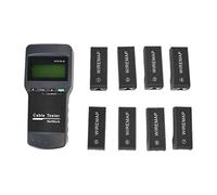 Yctze Testeur de Longueur de Câble LCD F8108M et Détecteur de Défauts avec 8 Adaptateurs à Distance pour des Tests de connectivité Précis