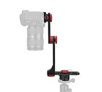 Yctze Tête Panoramique en Aluminium 720 °, Plaque à Dégagement Rapide, Roulement en Gomme de 10kg pour Appareil Photo Numérique, Tête Panoramique