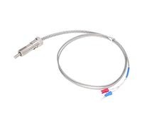 Yctze Thermocouple de Type K, Thermocouple à Ressort de Compression en Silicone, Capteur de Température à Réponse Rapide pour la Maintenance des équipements Industriels, Filetage de 1 Mètre de