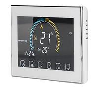 Yctze Thermostat Intelligent avec écran Tactile LCD de 4,8 Pouces pour Un Contrôle Précis de la Température - Thermostat de Chauffe-Eau AC et Aquatique Programmable (BHT-8000GC-blanc)