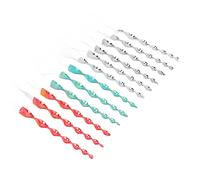 Yctze Tiges Anti-Oiseaux 12 Pièces-tiges Spirales Réfléchissantes pour Dissuader Les Oiseaux du Jardin, du Patio, du Bateau et Plus Encore