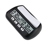 Yctze Timer de l'horloge d'échecs Numérique avec Alarme Audible YS 902 - Abs Portable Abs Corloge pour Les échecs, GO et Plus - Grand Affichage et Fonctionnement Facile
