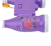 Yctze Times Jumelles Légères avec Sangle pour Enfants, Jouet éducatif pour l'exploration de la Nature et l'extérieur, Jumelles, Jouets éducatifs pour Enfants, Préscolaires, Jouets (violet clair)