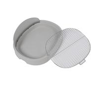 Yctze Toilettes Portables d'entraînement pour Chiens avec Mur pour Chiens de Petite et Moyenne Taille, Support pour Coussinet Facile à Faire Pipi et Solution d'apprentissage de la propreté (Gray)