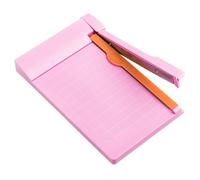 Yctze Tondeuse Portative avec échelle Claire pour le Scrapbooking, les Photos et les Travaux Manuels - Gris (PINK)