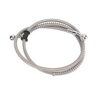 Yctze Tuyau de Frein à Moto avec Freinage Sensible et Isolation Thermique, Ligne de Frein en Acier Tricotée de 110 Cm pour la compatibilité Universelle (110cm)