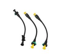 Yctze Universal ABS Jauge de Pression d'essence Système d'alimentation en Carburant Testeur Jauge Outil inclure Manomètre de carburant Tuyau de carburant Connecteur en métal Installateur