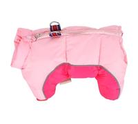 Yctze Votre Ami à Quatre Pattes Cet Hiver avec Nos Vêtements d'hiver élégants pour Chien Rose - Design côtelé à Quatre Pattes, Coupe-Vent, Dos Facile à Porter, Attache de Laisse avec Anneau en D,