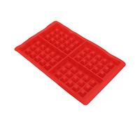Yctze Waffle en Silicone Polyvalent pour la Cuisson de Bricolage, la Démoudure Facile et - pour les Gâteaux, les Chocolats, les Puddings et Plus ! (4 Rectangle de l'entreprise 51060)