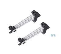 YCVAWEOD 2 pièces Simples Armoire chromé Retirer des vêtements rétractables Suspension de Serviettes de Rail. LWX