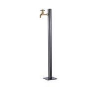 YCVAWEOD 304 Colonne d'eau de Jardin Autonome en Acier Inoxydable avec Robinet Anti-congénérage, Robinet d'eau montée pour la Cour, Comprend des Accessoires de Montage pour l'irrigation de