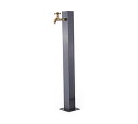 YCVAWEOD 304 Colonne d'eau de Jardin Autonome en Acier Inoxydable avec Robinet Anti-congénérage, Robinet d'eau montée pour la Cour, Comprend des Accessoires de Montage pour l'irrigation de