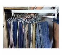 YCVAWEOD Alivable 3060 cm d'arrachement d'armoire de Garde-Robe Rail de Rail en Aluminium en Alliage de vêtements pour Pantalon à Domicile LWX