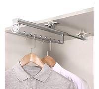 YCVAWEOD Armoire Retire Les vêtements de vêtements Amovibles avec Un Rack d'organisateur de Rail Coulissant à Balle pour l'armoire-9,6/12/14/17,7 Pouces (Taille: 305 mm) LWX