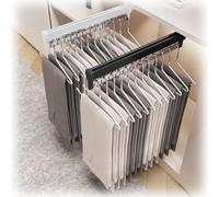 YCVAWEOD Armoire rétractable Vêtements de Rails de Rail de vêtements d'arrachement Hangle de Tige de Garde-Robe Hangage de Pantalon Rail Pantalon supérieur Pantal LWX