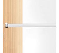 YCVAWEOD Bar de Support de Support en métal pour Garde-Robe de Placard, Canne Suspendue avec Capuchons d'extrémité de Bride, pôle d'organisateur des armoires ovales LWX