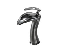 YCVAWEOD Basin en Cascade Taps Salle de Bain Bassin de Salle de Bain Brass Single Lever Bathroom Savel Mixer Robinet, Eau Chaude/Froide, avec tuyaux Standard du Royaume-Uni, Laiton Antique LWX